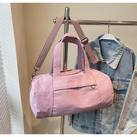Logo personnalisé forme de seau femme Fitness sac fourre-tout court voyage bagages polochon stockage sac à main dame voyage sport pratique Yoga sac
