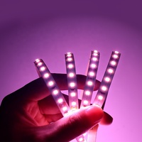 Hoge Cri Roze Kleur 2835 Led Strip 120 Leds Uv 400-420nm Paars Violet Led Flex Strip Voor Vers Vlees En fruit