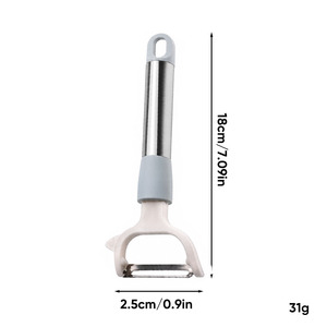 304 Stainless Steel Vegetable <b>Peeler</b> with Rotating Serrated Blade, Multi-Color <b>Peeler</b> with Eye Remover for Commercial Kitchen - Product Image 6