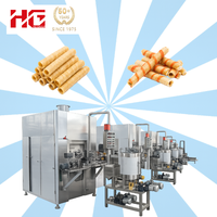 Nouvelle machine à gaufrettes fourrées à quatre rangées entièrement automatique, ligne de production de gaufrettes fourrées, laminoir à pâte pour ligne de production