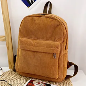 Mini moda genç seyahat okul sırt çantası geri paketi schoolbag kız sokak günlük açık kadife mini sırt çantası kadın kız için