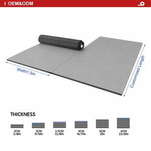 Tapis antidérapant texturé enroulable pour salle de sport commerciale, club sportif, entraînement de lutte, BJJ et zone d'entraînement MMA - Product Image 3