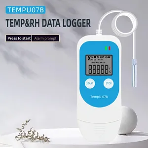 Tempu07b Industrial Temperature and Humidity Recorder with Alarm & Max/Min Logging <b>USB</b> <b>Storage</b> for Cold Chain Transportation - Product Image 1