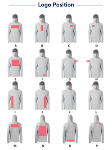 Sudadera de Pesca con Protección Solar UPF50+ y Logotipo Personalizado, Camiseta de Pesca de Manga Larga para Hombre con Malla Transpirable y Protección UV, con Máscara - Product Image 4