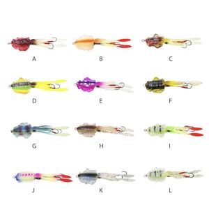 Señuelo de pez de tinta suave SI01, <span class=keywords><strong>Sepia</strong></span> biónica, brillo luminoso UV colorido, <span class=keywords><strong>pulpo</strong></span> que se hunde, cebo suave de ojos 3D al por mayor - Product Image 6