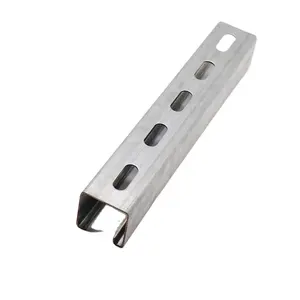 HDG 41x41 21x21 Slotted Solar Bracket Cold Rolled Light Weight Galvanized C Steel Strut Channel Purlins with Low Price