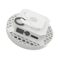 Lanterne de Camping Portable 7200mAh, lumière d'urgence avec aimant, ampoule de tente à intensité variable 2000LM, lampe de travail étanche et puissante pour l'extérieur