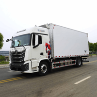 Camion frigorifique Foton Auman à moteur diesel manuel de 7,8 m pour le transport de viande fraîche sur de longues distances