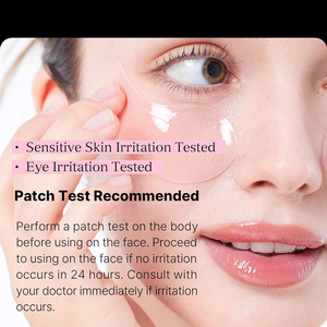 Masque Hydrogel pour les Yeux OEM au Collagène et aux Peptides Roses, Patchs Hydrogel Organiques Hydratants pour Éliminer Cernes, Poches et Ridules - Product Image 3