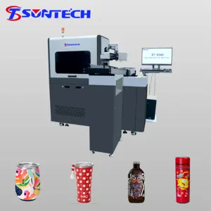 Máquina de impressão de garrafas de água impressora uv de garrafas a jato de tinta garrafa de vidro impressora de cilindro de alta velocidade