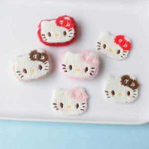 KT Hello Kitty kedi kabartmak Charms Diy junky telefon kılıfı saç tokası dekorasyon ayakkabı süslemeleri - Product Image 1