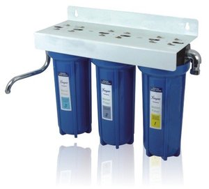 Hot bán 10 ''hộ gia đình nhự<span class=keywords><strong>a</strong></span> lọc nước nhà ở màu xanh với Brass cổng 1/2 "3/4" 1 "củ<span class=keywords><strong>a</strong></span> nhãn hiệu nguồn điện - Product Image 3