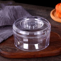 Boîte en plastique transparente recyclable avec logo personnalisé pour emballage alimentaire : Prunes séchées, fruits secs, boulettes de bœuf, flocons de viande, bonbons