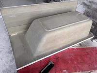 CUPC 60x30x22 Baignoire intégrale en acrylique alcôve Rectangle blanc moderne Baignoire de trempage pour 1 personne Égouttoir intégré pour petites salles de bain