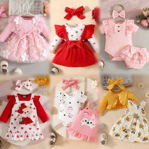 Conjunto de ropa de algodón mezclado de la marca Y, nuevo, adecuado para niños y niñas, venta al por mayor de moda infantil, en stock por paquete. - Product Image 6