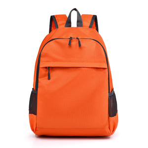 Sac à dos de voyage unisexe 18 pouces, léger, imperméable, pour randonnée en plein air, couleur unie, bretelles réglables - Product Image 1