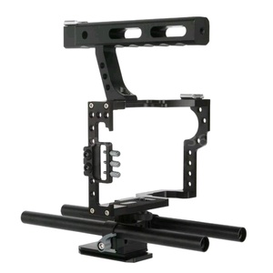 Viltrox 15mm tige <span class=keywords><strong>Rig</strong></span> DSLR caméra vidéo Cage stabilisateur poignée supérieure pour so Ny A9 A7II A7RII A7SII A6300 A6500/<span class=keywords><strong>GH4</strong></span>/EOS M5 - Product Image 1