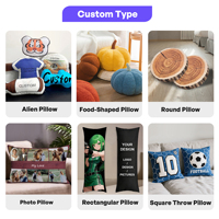 Ujoy Gift Factory Coussins en peluche doux en forme de poire, jouets en peluche moelleux, oreillers poupées, personnalisables avec design de poupée