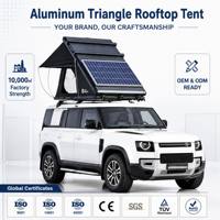 Tente de toit rigide en aluminium 4x4 tout-terrain, tente de toit imperméable pour Jeep, SUV, camion, camping