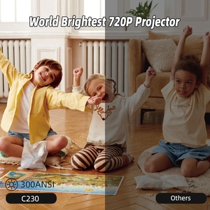 Ngoài trời thông minh mini LED Máy chiếu di động proyector thông minh rạp hát tại nhà video 4K phim chiếu Android Wifi điện thoại proyector - Product Image 2