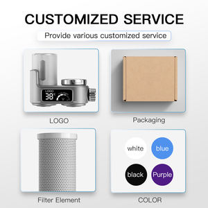 नए आगमन स्मार्ट नल यूव एलईडी डिस्प्ले प्यूरीफायर नल वाटर फिल्टर 8 चरणों में गहरे शुद्धि - Product Image 5