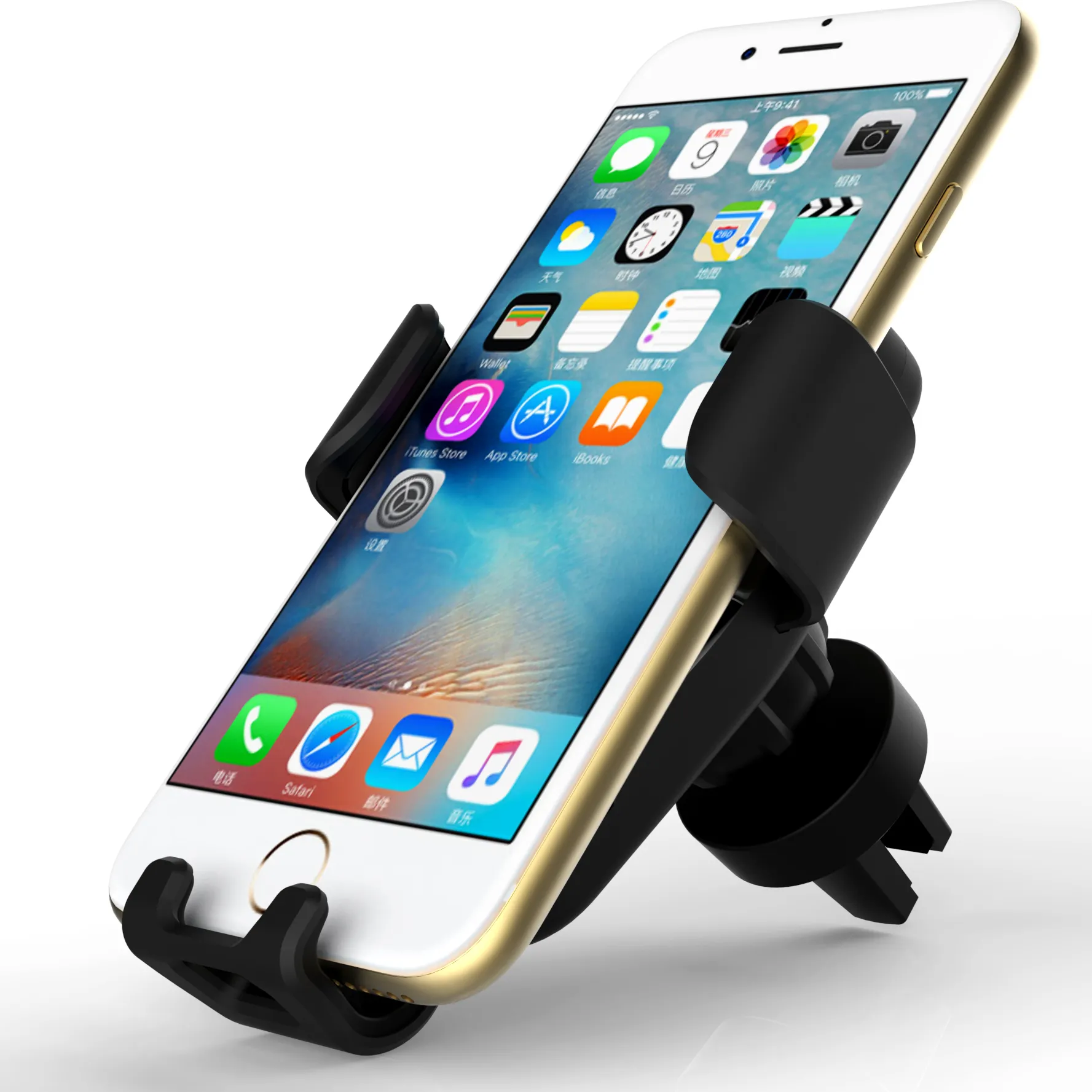 Best Seller Electronic Gadgets Swivel Wireless Car Charger Fast Charging Phone Holder OEM Logo
