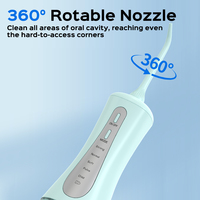 Irrigateur oral portable de type C rechargeable électronique de 350ml de capacité