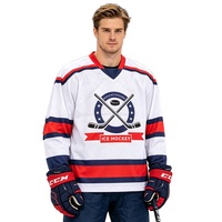 Maillots de hockey sur glace à séchage rapide personnalisables – Tenues de sport confortables imprimées pour le hockey sur glace