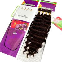 4x Perruques bouclées Deep Wave de 20 pouces, 100g, pour tresses au crochet style Boho Goddess, extensions de cheveux synthétiques en vrac résistantes à la chaleur