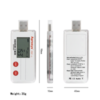 Registrador de Datos de Temperatura con Pantalla LCD de Alta Precisión, USB, Software OEM de Un Solo Uso, PDF-L, Cadena de Frío