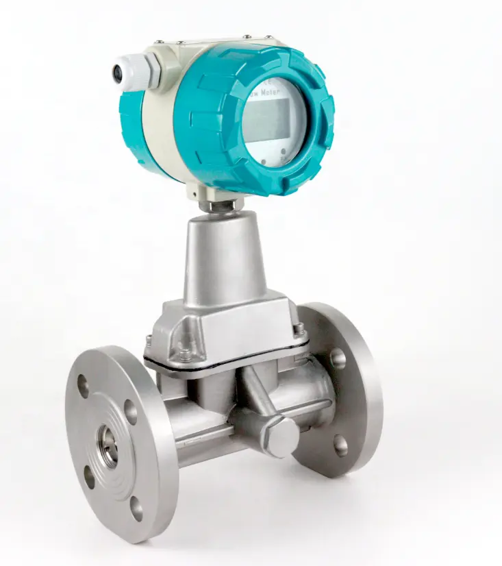 New LUX Series O3 Gas Flow Controller Low Cost Aluminum Alloy 2" 50mm NG Natural Gas Precession Vortex Flow Meter