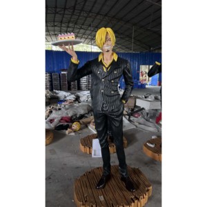 Statue de figurine d'action <span class=keywords><strong>One</strong></span> <span class=keywords><strong>Piece</strong></span> GK Zoro Luffy <span class=keywords><strong>Vinsmoke</strong></span> <span class=keywords><strong>Sanji</strong></span> Ace Sabo grandeur nature, modèle de jouet, figurines d'anime, sculpture à vendre - Product Image 5