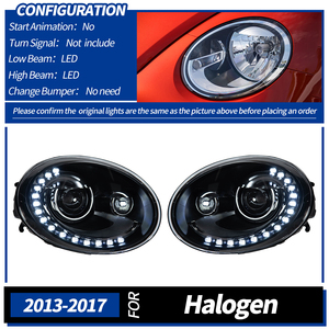 2PCS AKD Car <b>Styling</b> <b>Head</b> Lamp for 2013-2017 LED Headlight Headlights DRL Turn Signal Automotive Accessory VK008-B Projector Lam - Product Image 3