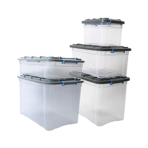 Boîte de rangement solide pour marchandises, 6-10 L, en PP moulé par injection, 260x175x150mm avec couvercle, polyvalente - Product Image 2