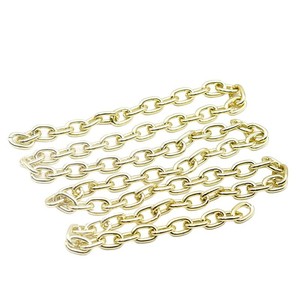 O-Shaped Chain <b>Bracelet</b> 22x14x4mm Silver Light Gold Plated <b>Metal</b> Chain For Women Jewelry Making Supplies - Product Image 4