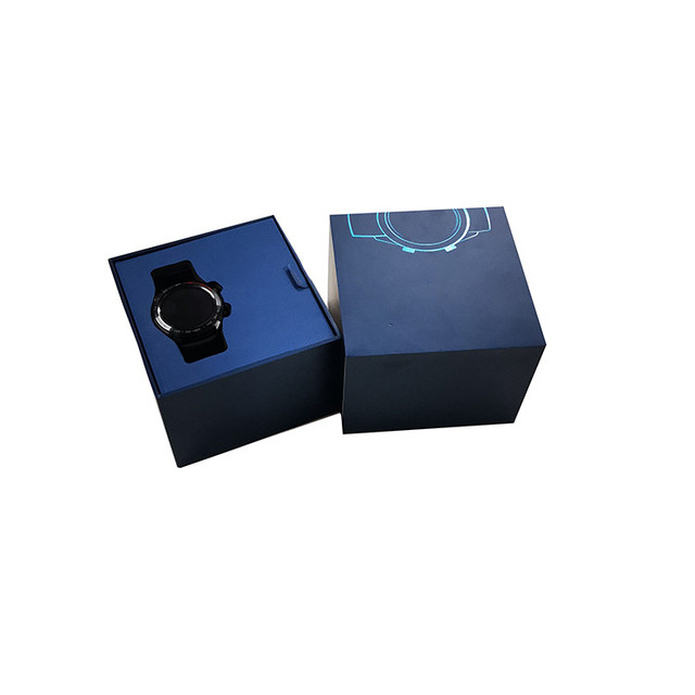 Customize Unique Design Luxury Deep Blue Bracelet Packaging Box Jewelry Gift Boxes Smart Watch Box