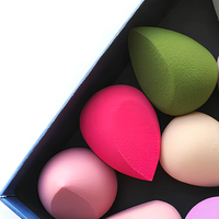 Hydrophile Make-up-Schwämme Set Latexfreie Kosmetik-Puderquaste Foundation Beauty Blending Blender Gesichtspflege-Tool
