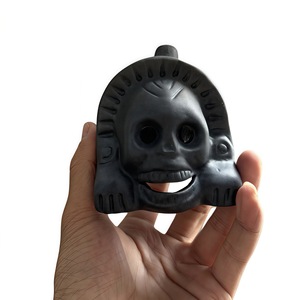 Nuovo Prodotto <span class=keywords><strong>di</strong></span> Tendenza Transfrontaliero: Fischietto della Morte Azteco in Ceramica con Design a Teschio, Suono Strano e Urlante, Giocattolo Novità per Scherzi all'Aperto, Modello Volto <span class=keywords><strong>di</strong></span> Leone Umanoide - Product Image 4