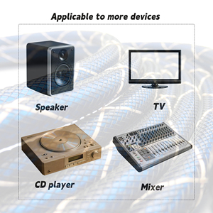 Chất lượng cao hdmicompatible 4 RCA cáp âm thanh DB9 RCA cáp cho âm thanh xe hơi cho HIFI âm thanh xe hơi <span class=keywords><strong>DVD</strong></span> người chơi PVC có sẵn 1m 2m 3m - Product Image 6