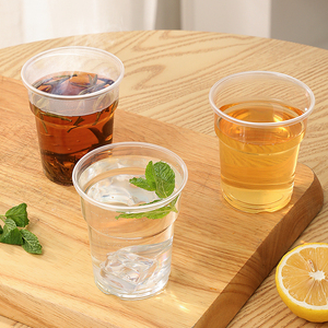 Gobelets à café modernes en plastique <span class=keywords><strong>bio</strong></span> transparents et durables UPRefine, jetables et écologiques, avec logo personnalisable pour les mariages - Product Image 3