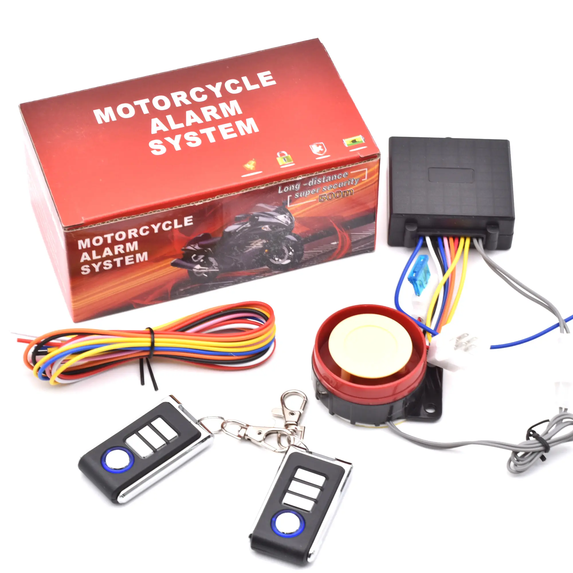 DC 12V High Security Alarm for Motorcycle with Remote Engine Start