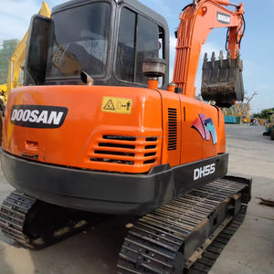 Doosan DH55 Mini pelleteuse d'occasion de 5 tonnes Terrassement hydraulique sur chenilles Petite pelleteuse Équipement de construction - Product Image 5