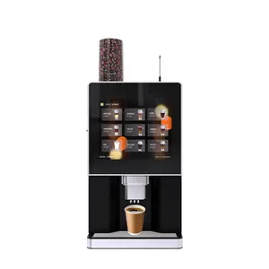 Miễn Phí Phụ Tùng Tươi Qr Tự Động Espresso Cà Phê Tươi Trà Sữa Atm Bean Để Tách Cà Phê Máy Bán Hàng Tự Động Với Máy Xay