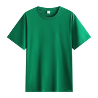 T-shirts vierges en coton 100% de 180 g/m² pour l'été, personnalisables avec logo, grandes tailles pour hommes