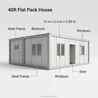 Salle de classe conteneurisée 40 pieds préfabriquée modulaire extensible certifiée CE anti-sismique