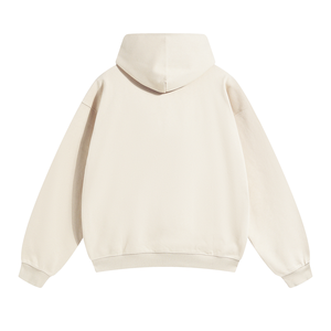 Sweat à capuche oversize pour homme en coton molletonné 430G, broderie de logo personnalisée, style streetwear décontracté - Product Image 3