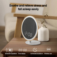 Machine de son de bruit blanc portable avec minuterie d'arrêt automatique 39 sons naturels relaxants pour le corps en plastique de lumière LED de bureau à domicile