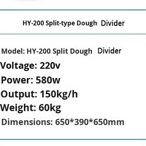 Máquina Eléctrica Automática para Cortar Bolas de Masa, Divisora de Masa para Pizza, Panecillos, <span class=keywords><strong>Galletas</strong></span>, Bollos de Hot Dog - Product Image 4