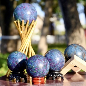 ลูกบอลคริสตัลทรงกลมทำจากทับทิมธรรมชาติ - Product Image 3