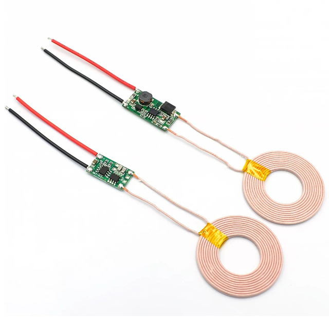 5v 1a/2a Wireless Power Supply Module Wireless Charger Module Transmitter Receiver Terminal Circuit Board Module for Di